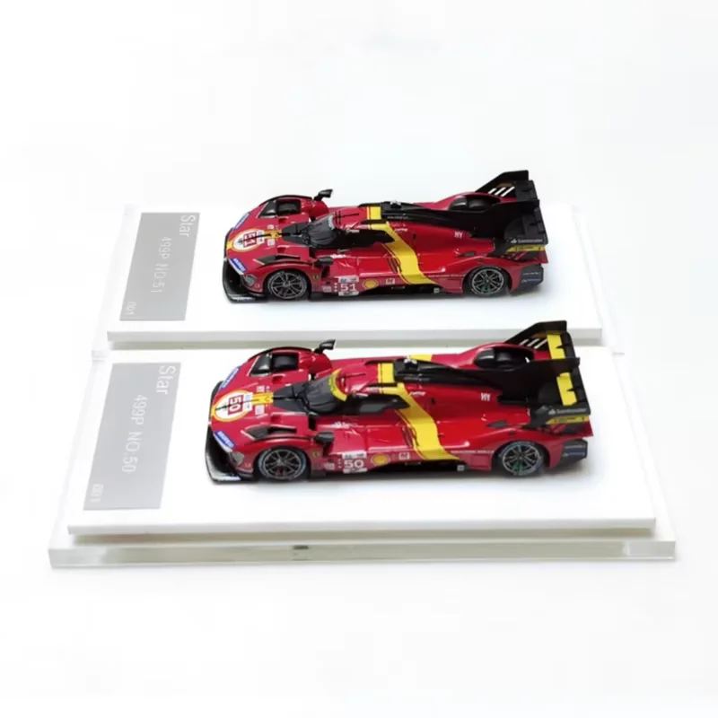 

Литой под давлением масштаб 1:64 499P 2023, имитация смолы, модель автомобиля, статическая коллекция, украшенные праздничные подарки, подарки, игрушки, сувенирный подарок