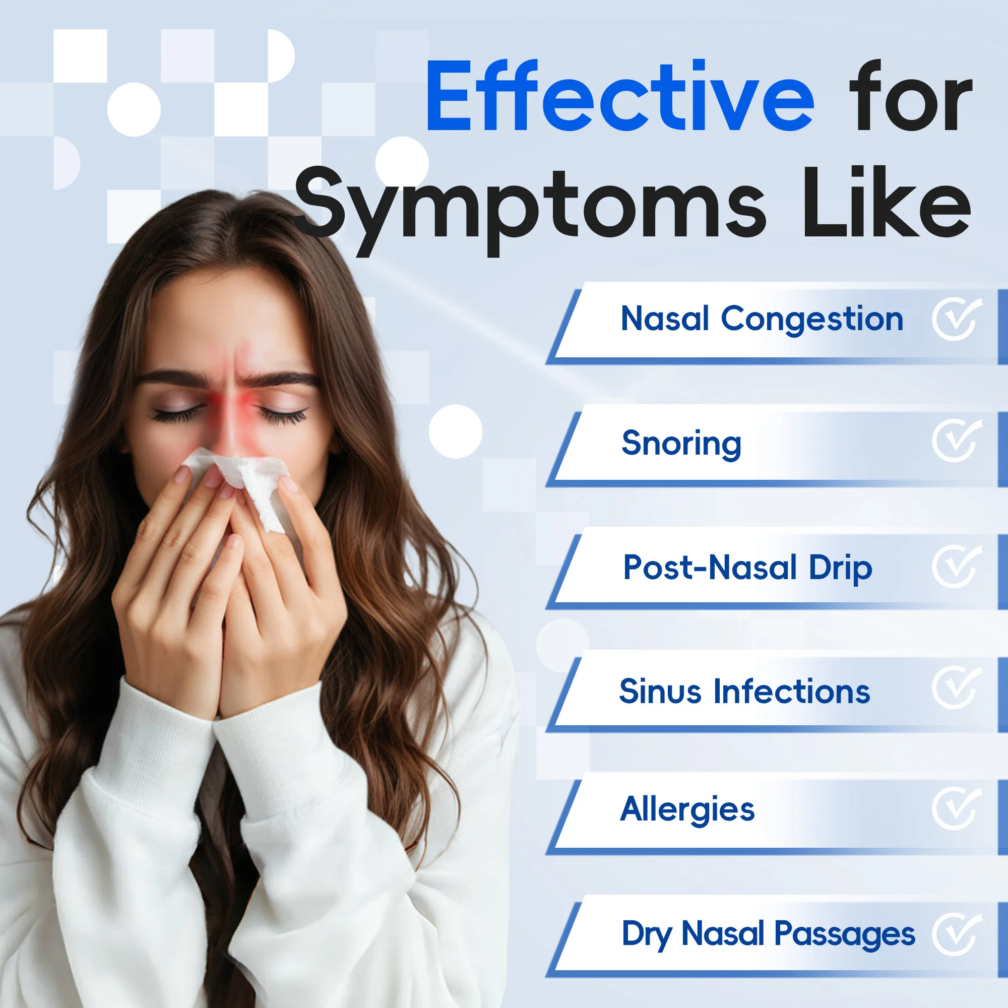 Electric Nasal Irrigation System, Sinus Rinse Machine, Quickly Relieving Nasal Discomfort, Nasal Rinse with Nasal Care 30 Salt image 5