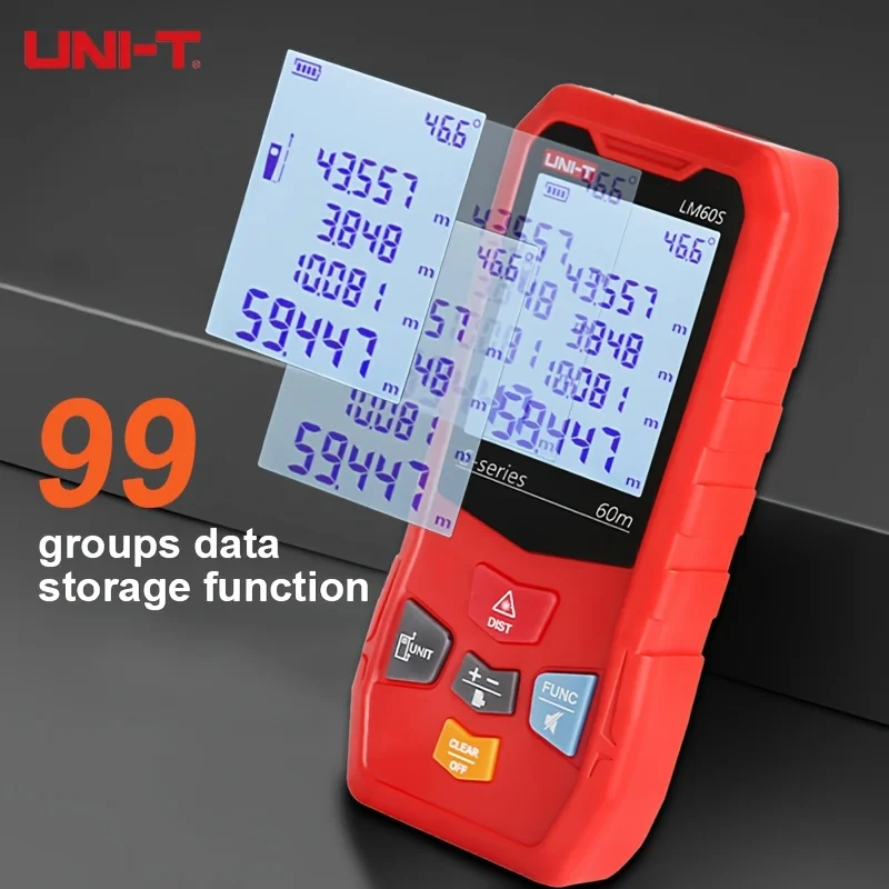 Unidade laser rangefinder lm40s/60s/100s 40m medidor de distância rangefinder fita laser range finder construção digital rangefinder