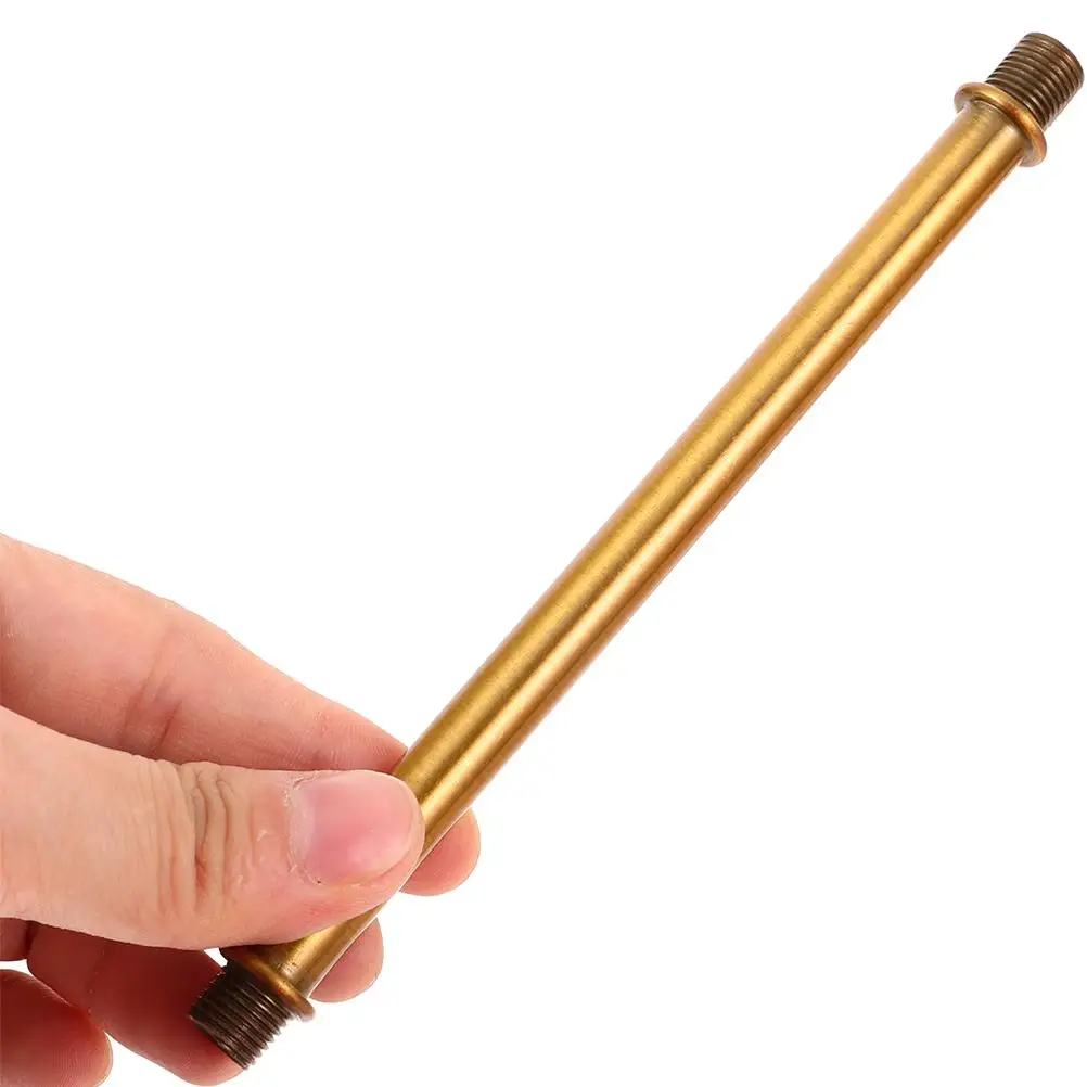 

2 Pcs Wall Lamp Connection Tube M10 Threaded Iron Rods Smooth Finish Lighting Extension Pole DIY Kit Stable Connection