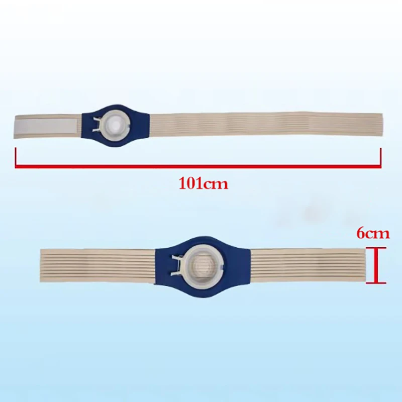 1 conjunto de bolsa drenável para colostomia e urostomia com cinto de ostomia para ileostomia, colostomia e desvio urinariano