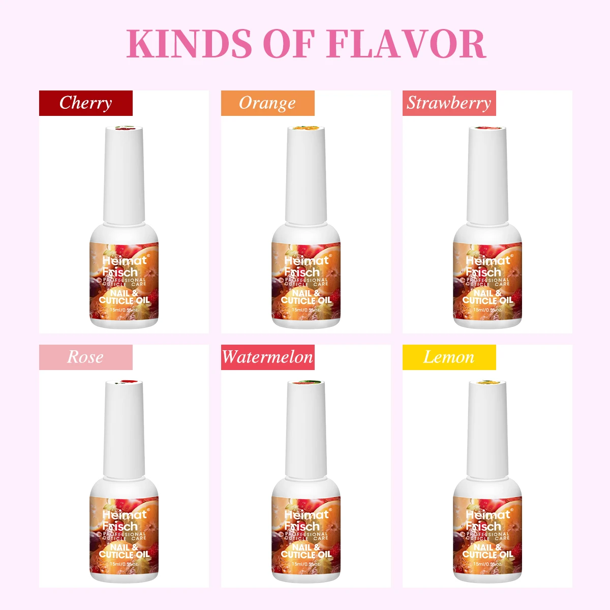 Heimat Frisch Olio nutriente per unghie a bottiglia singola/Olio per il trattamento delle unghie: la formula è duratura e idratante, facile da applicare