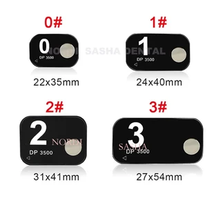 Röntgenphosphorplatten, digitaler Röntgensensor, Bildkarte mit oder ohne Metallplatte, Bildgebungssystem Zahnheilkunde, 1PC pro Box 12 Hauptverkaufsphosphorplatten - №1
