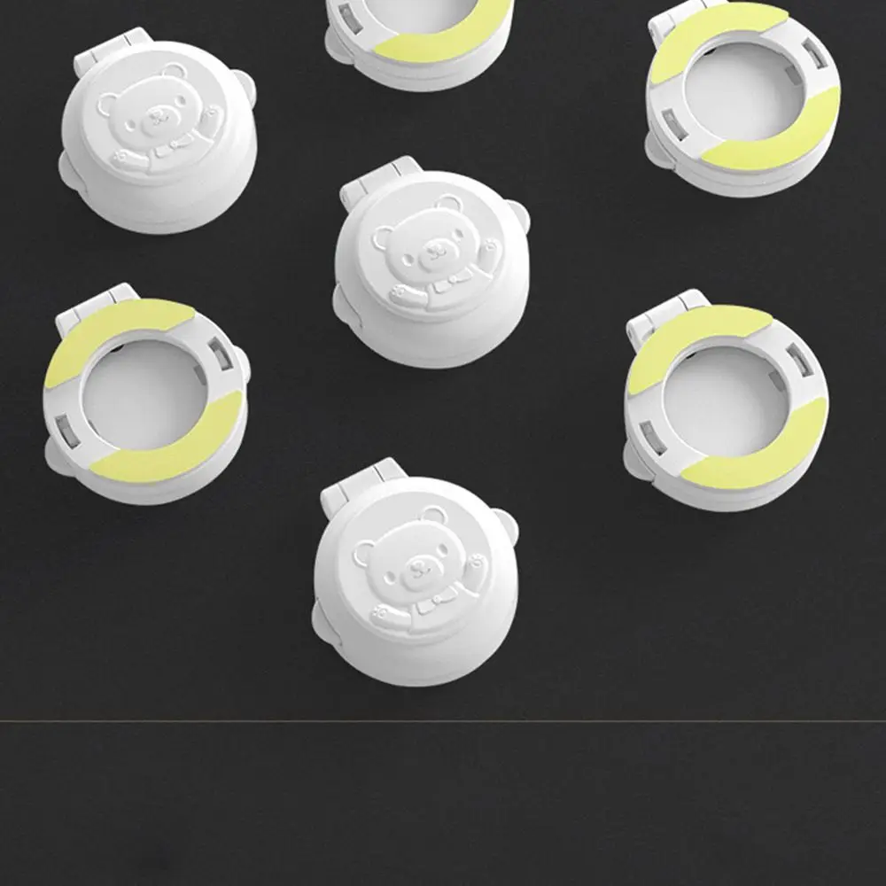 

Safety Bear Baby Care Supplies Gas Knob Cover Electric Switch Button Protection Washing Machine Switch Lock Child Safety Lock