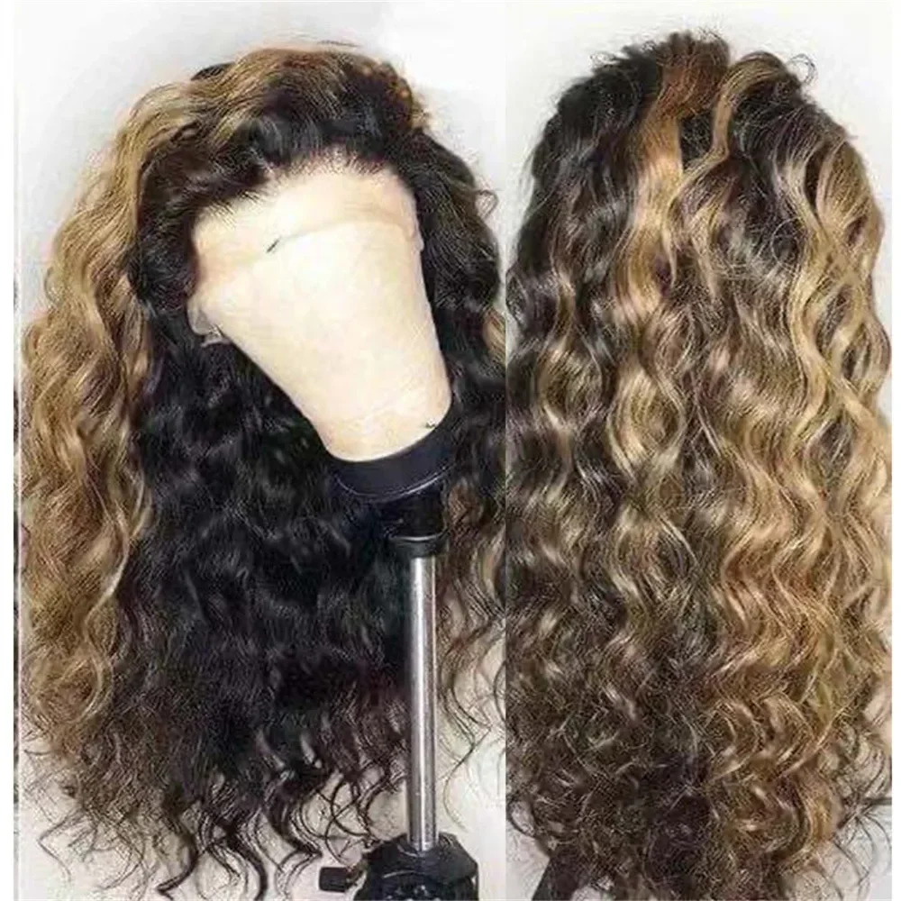 

Fashion Fluffy Brown Long Curly Synthetic Wig Women Simulation Cosplay Full Head Cover