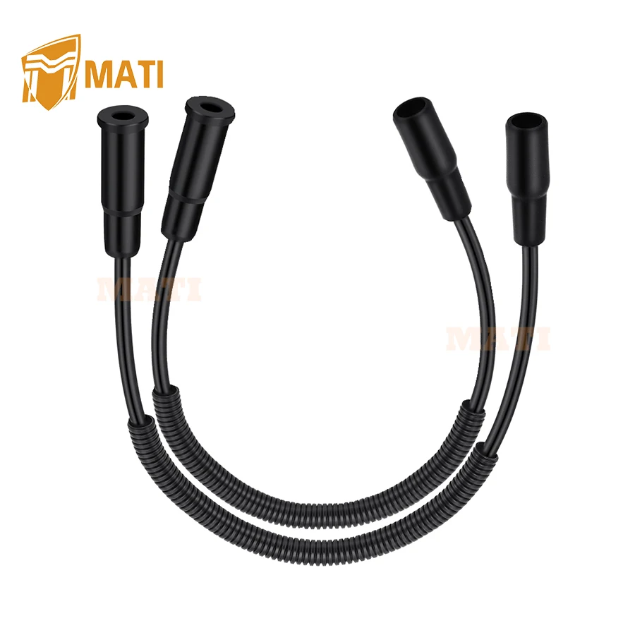 M MATI 2Pcs Spark Plug Cable For Harley Sportster 883 1200 Custom Low Roadster 2004-2006 31996-04