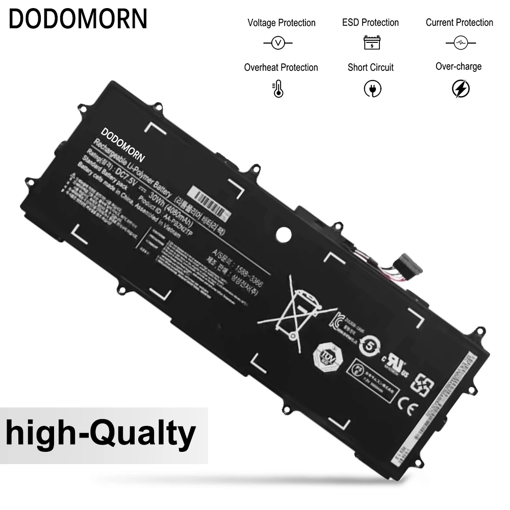 DODOMORN بطارية كمبيوتر محمول لسامسونج Chromebook ، AA-PBZN2TP ، XE303C12-A01US ، XE500T1C-905S3G ، XE500T1C- 910S3G سلسلة ، عالية الجودة