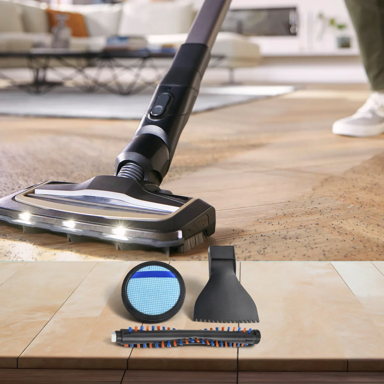 

Инновационный сменный фильтр и набор щеток, предназначенный для удаления шерсти домашних животных от различных моделей пылесосов.