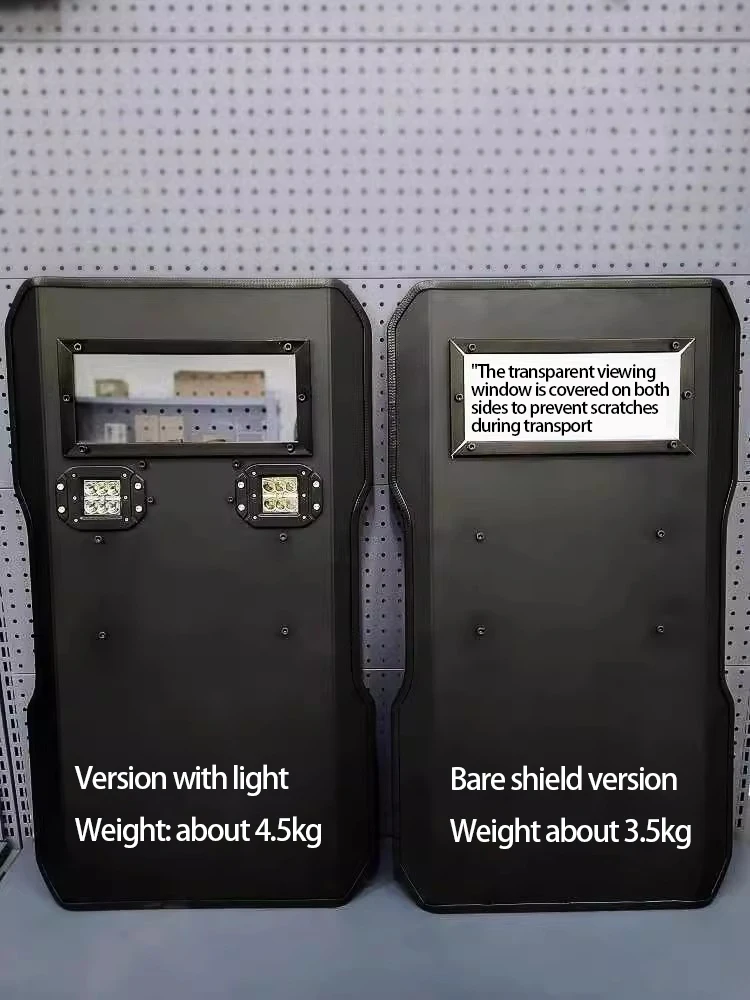 High-strength ABS impact-resistant Flash Shield Live CS Riot Shield cos ...