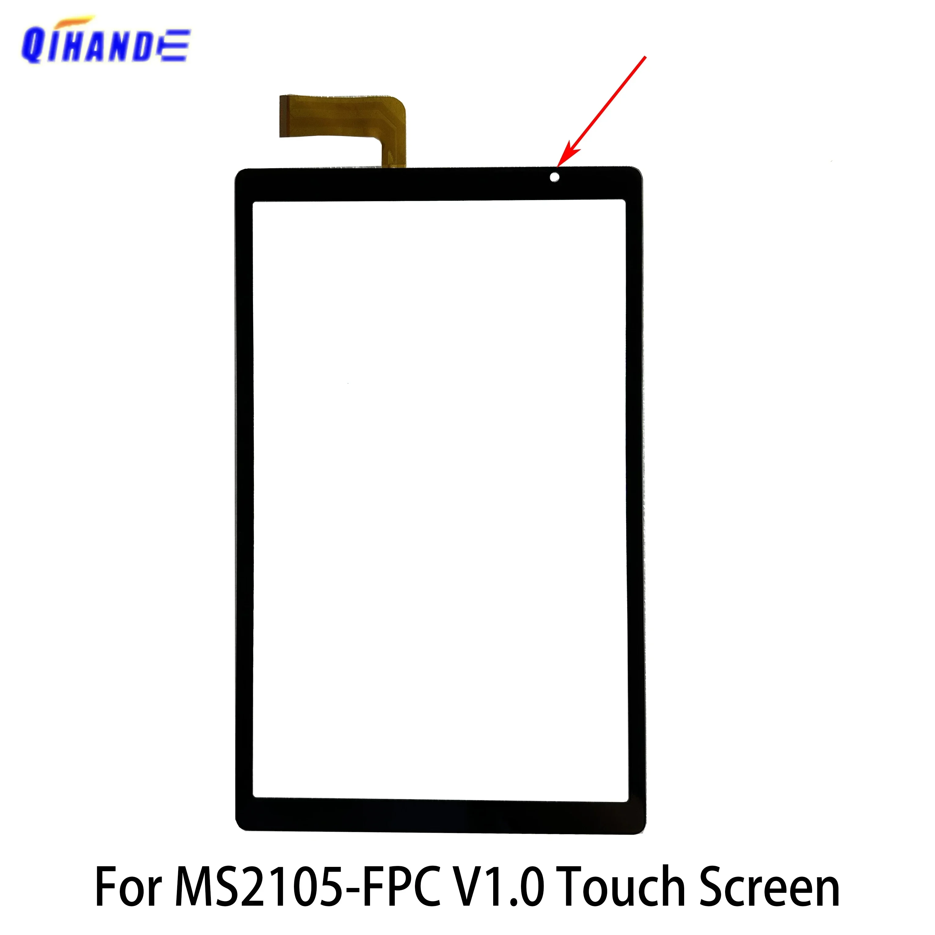 New 10.1Inch 51pins P/N MS2105-FPC V1.0 Capacitor Touch Screen Digital Meantic Sensor Outer Glass Panel Ms2105 Replacement