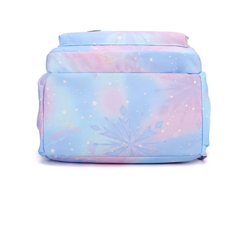 

Multicolor Nylon Backpack Multiple Pockets Large Capacity Students School Bag with Pendant Korean Style School Backpack for Gift