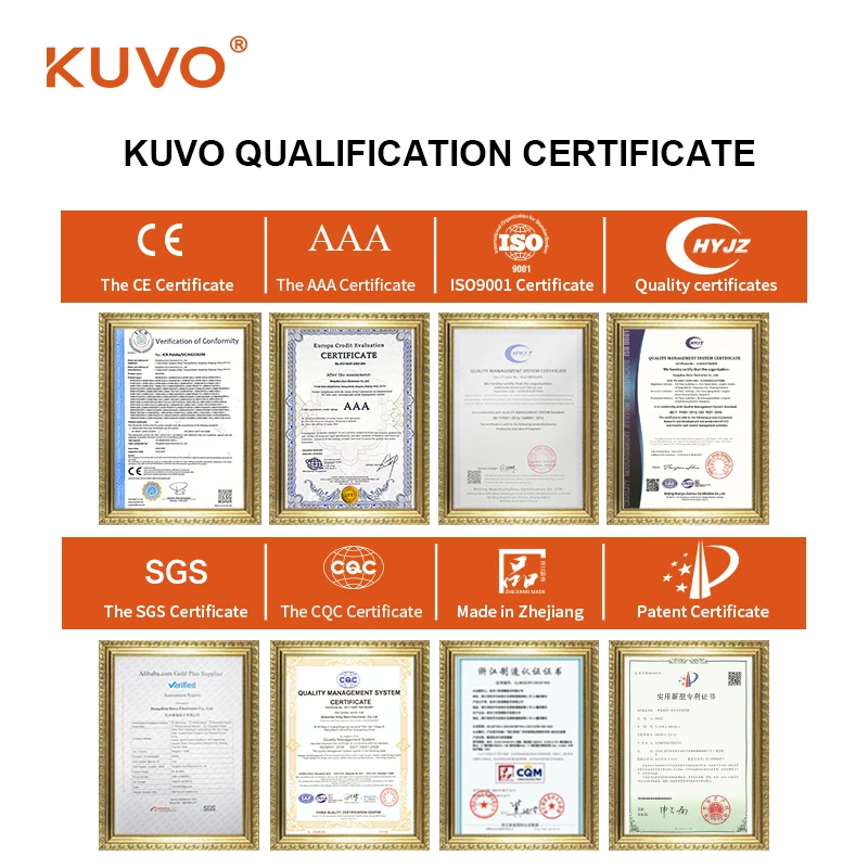 KUVO 5.5KW Industrial Grade Inverter 380V Heavy Load Vector Motor Speed Controller Variable Frequency Drive (VFD)