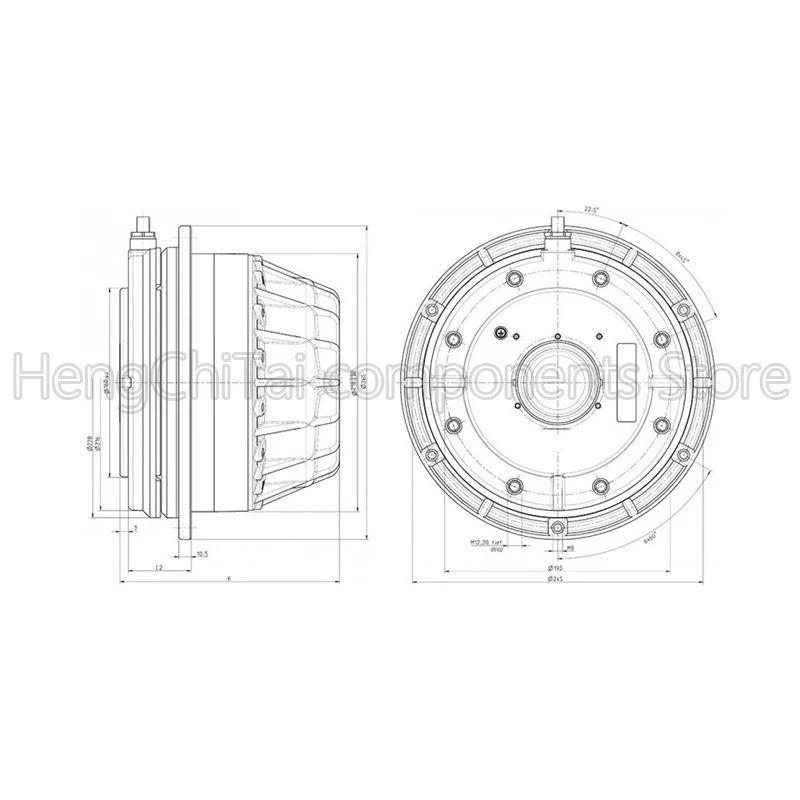 NEW Original 100% Working MK165-4DK.24.U 3500W 220/380V 5.5A 1670（r/min）Electric motor