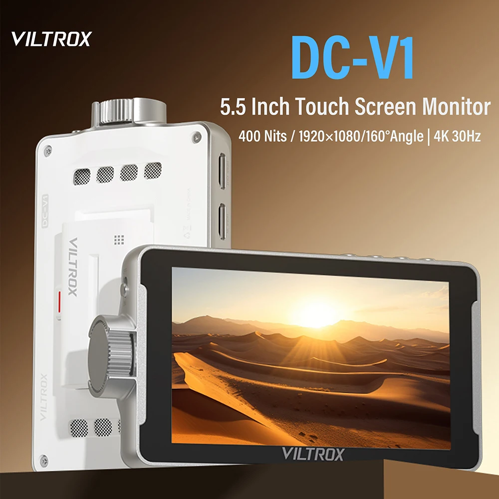 Viltrox DC-V1 HD 5.5 Inch Camera Touch Screen Monitor 400 Nits 3D LUT 1080P 4K HD Professional Photography Monitorraphy Monitor