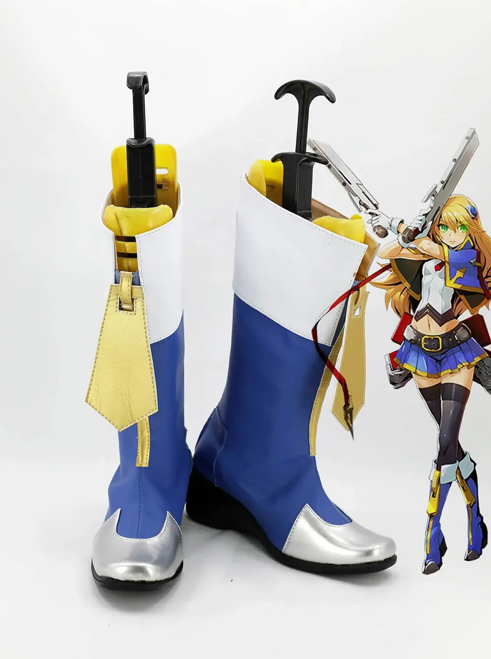 

Anime Blazblue Noel Vermillion Cosplay Boots Shoes Custom Made Any Size