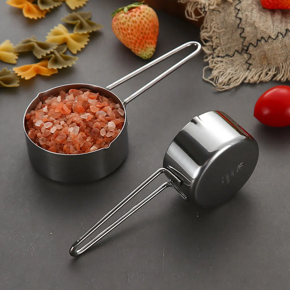 

Stainless Steel Measuring Spoon Set Small Size For Kitchen Coffee Spice Baking Metric Cup Reusable Measure Tool