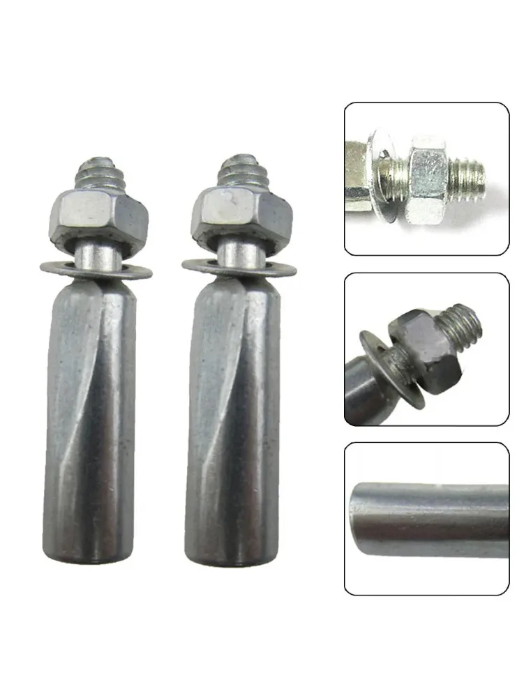 AliExpress NONE 2 pcs Bicycle Pins With Nuts Washers Steel Crank Wedge 8.5/9.0mm Fixed Chainring Pin For Bottom Bracket Bicycle Fixed Chainring