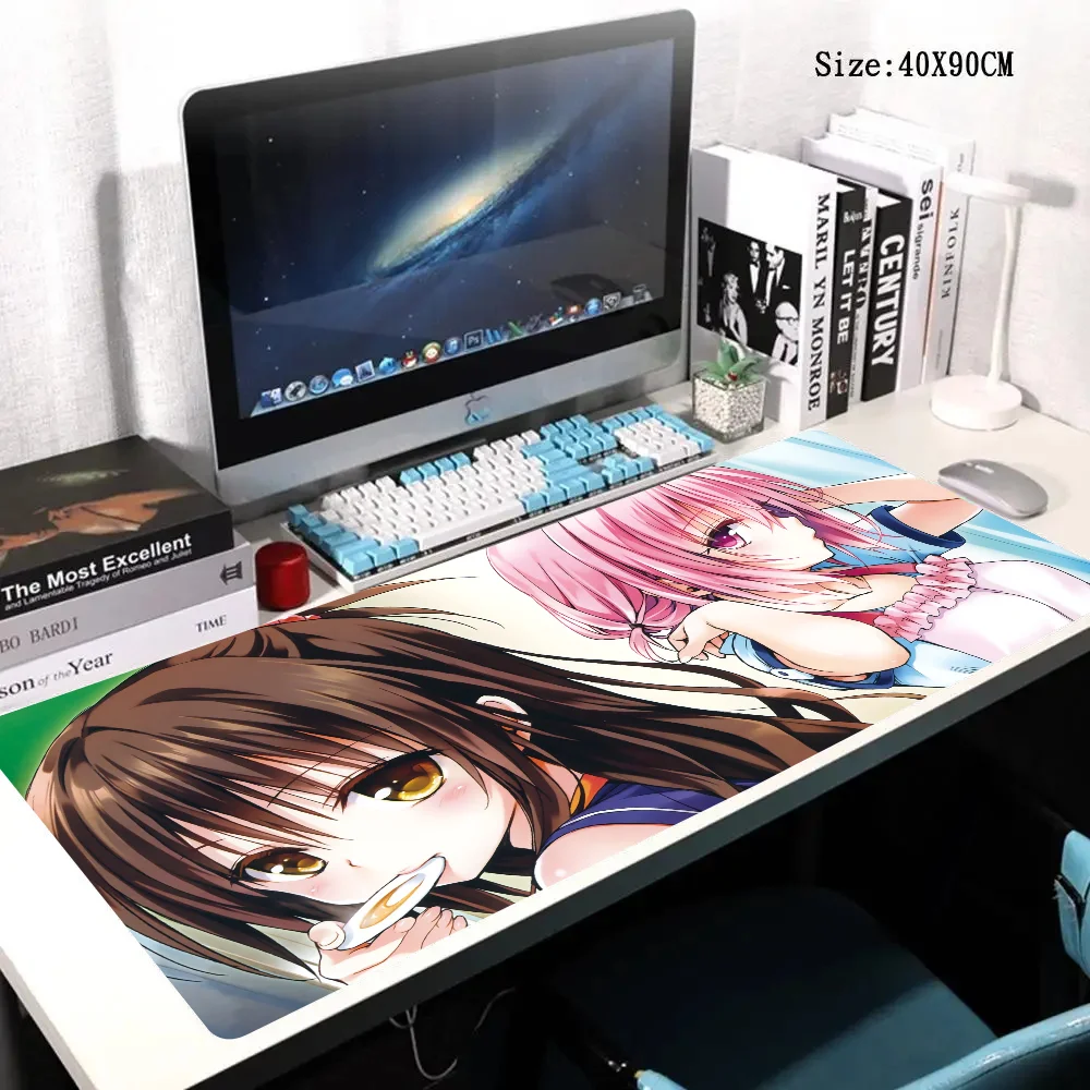 

Anime Yuuki Mikan Mousepad XXL Keyboard PC Rubber Mice Mat Anime Table Mat HD Print Game Mouse pad Desktop Decorative mousepad