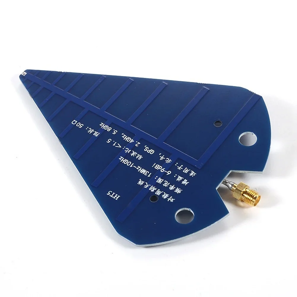 HT5 Log Periodic Antenna 1.3-10GHz High Gain 6-9dBi 50 Ohm Wideband Test Antenna For GPS 2.4GHz 5.8GHz Spectrum Analysis