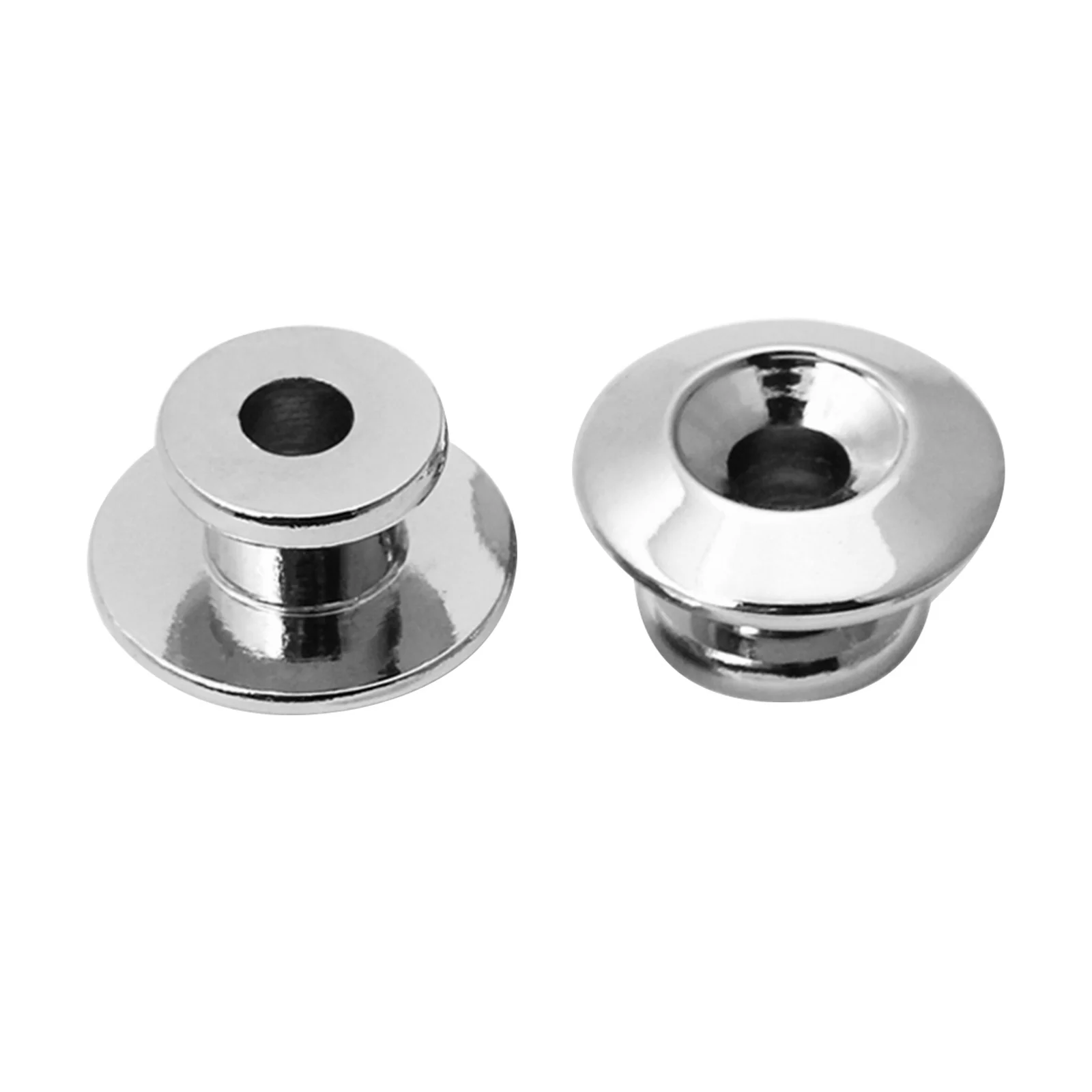 

2Pcs Guitar Strap Locks Mushroom Head Copper Material Gloss Finish Protect Instrument for Electric Acoustic Guitar Mandolin