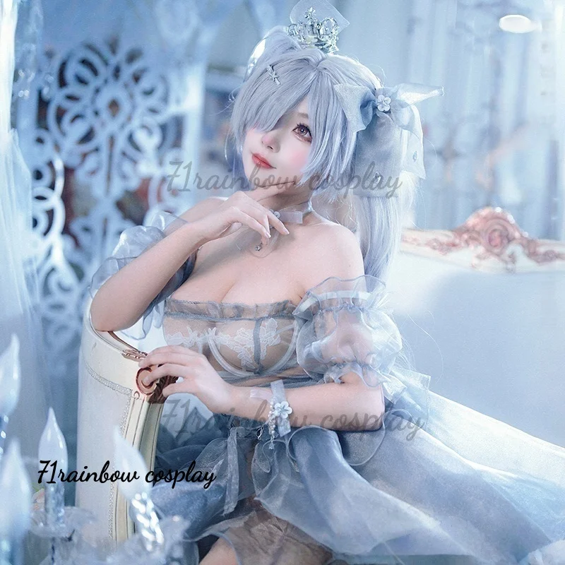 

NIKKE Золушка Косплей Костюм Кристалл Принцесса Рождественские Наряды Платье Прекрасные Костюмы Косплей