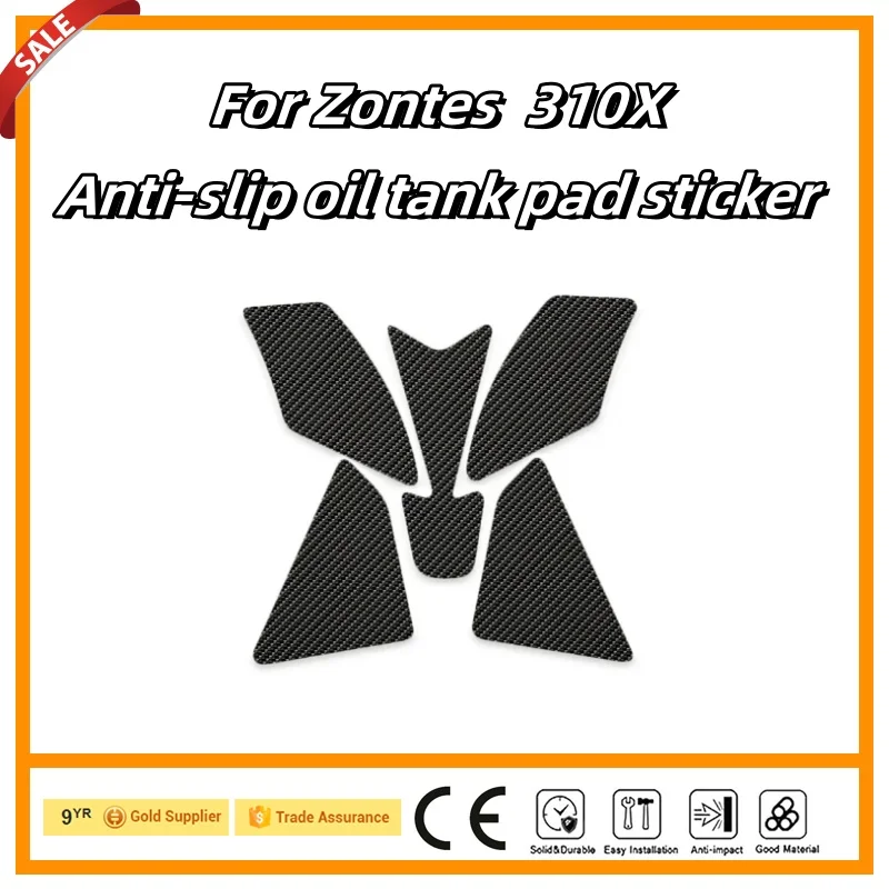 

Motorcycle Dedicated anti-scratch Fuel Tank Pad Decorative Decals Protective Stickers For Zontes 310X 310 X