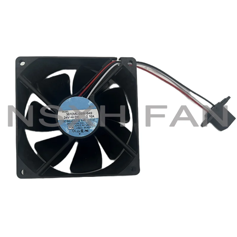 3610ML-05W-B49 9225 9025 9cm 24V 0.16A 16/18 TA, MA, TB, MB, TC, MC Cooling Fan