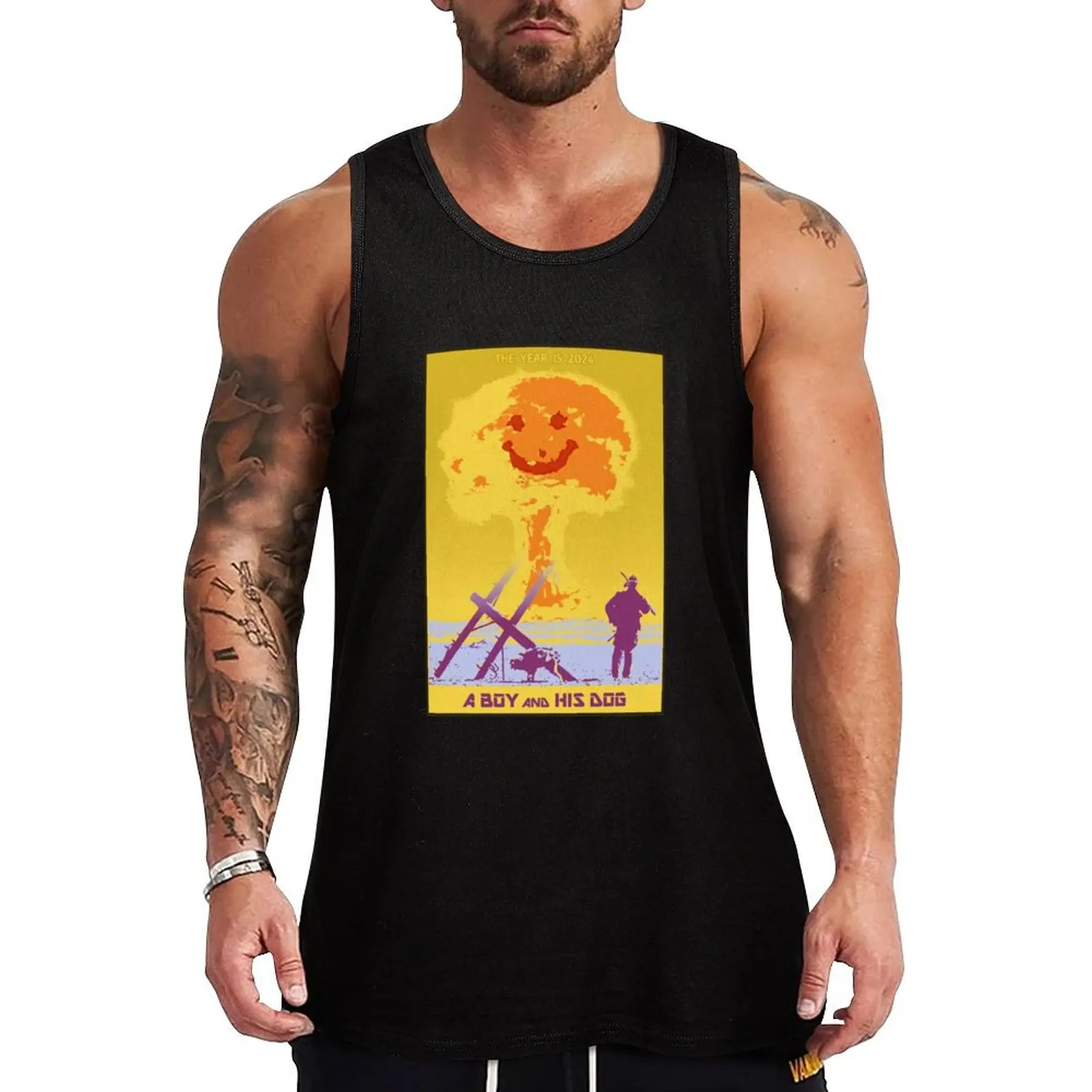 

A Boy and His Dog Classic Tank Top cute tops gym clothing bodybuilding for men