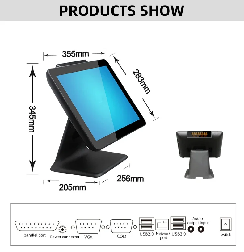 OEM ขายส่งเครื่อง pos ระบบลงทะเบียนเงินสด pos สําหรับร้านอาหารจุดขายระบบ