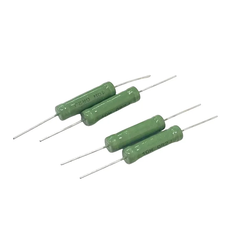 5PCS Wire wound resistor 10W 5% 2R 5R 10R 20R 22R 24R 30R 50R 82R 100R 390R 470 ohms 1K 10K frequency division