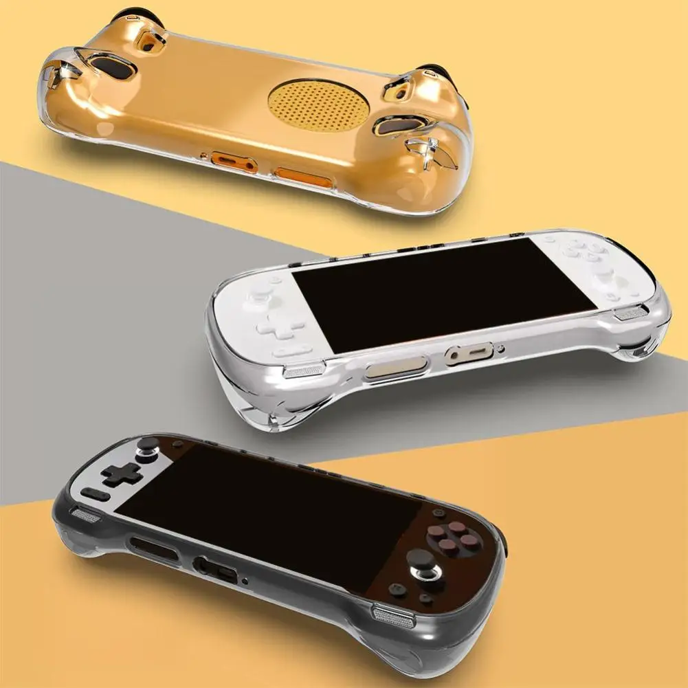 

Для AYANEO KONKR Pocket FIT износостойкий водонепроницаемый противоударный прозрачный мягкий защитный чехол из ТПУ инструмент