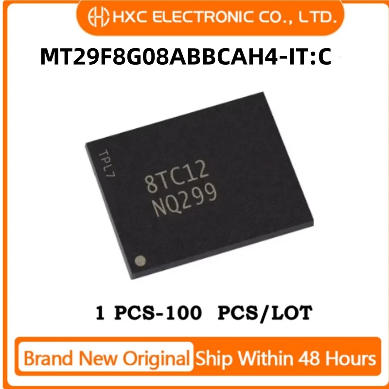 

1PCS/10PCS/50PCS/100PCS MT29F8G08ABBCAH4-IT:C MT29F8G08ABBCAH4 Brand New Original IC CHIP