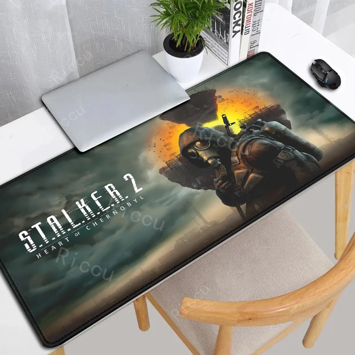 

game Stalker 2 Large Gaming teclado mouse pad Computer Laptop Rupper Keyboard Pad Desk Mat PC Gamer MouseMat XXL Office mousepad