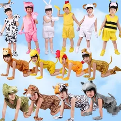 Cute Multiple Animal Costume Children Kids Boys Girls Summer Short Cosplay Costumes  Carnival Party Dress Halloween