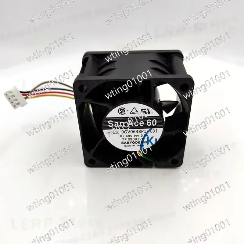 Hot Selling Replacement Blower for Sanyo 9GV0648P1H031 60x60x38mm 48VDC 0.5A High Performance Server Cooler Fan