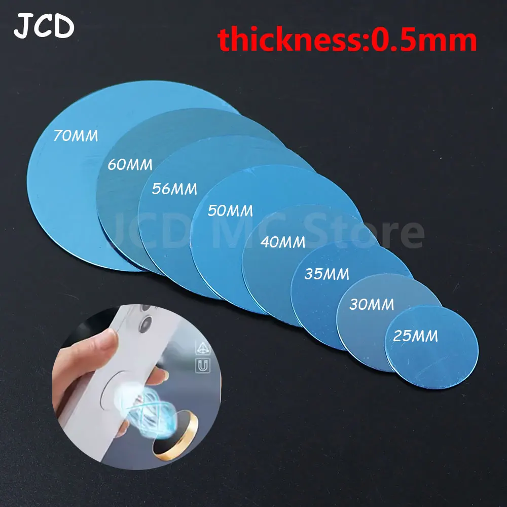 

10Pcs Magnetic Metal Plate For Magnetic Car Phone Holder Universal Iron Sheet Sticker Stand Mobile Phone Magnet Holder Mount