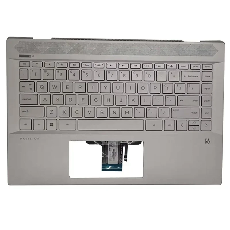 

New Palmrest Backlit Keyboard for HP Pavilion 14-CE0027 14-CE0068ST L 19191-001 silve