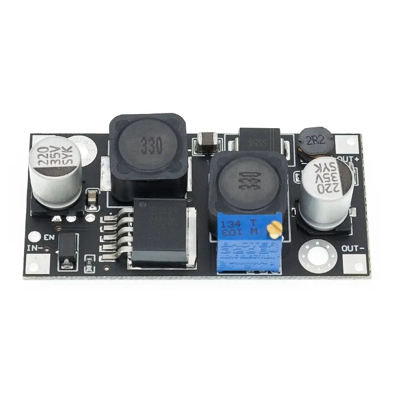 XL6009 XL6019 (XL6009 Upgrade) Automatic Step-up Step-down Dc-Dc Adjustable Converter Power Supply Module 20W 5-32V to 1.3-35V