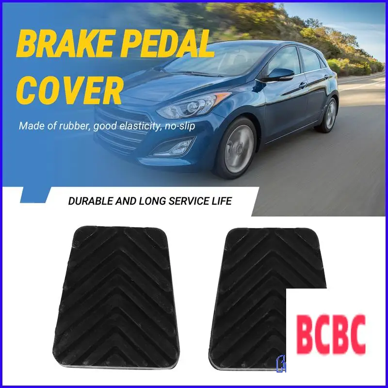 

BB-2PCS Black Rubber Brake Clutch Pedal Pad For Hyundai Elantra Sonata Tucson 32825-36000