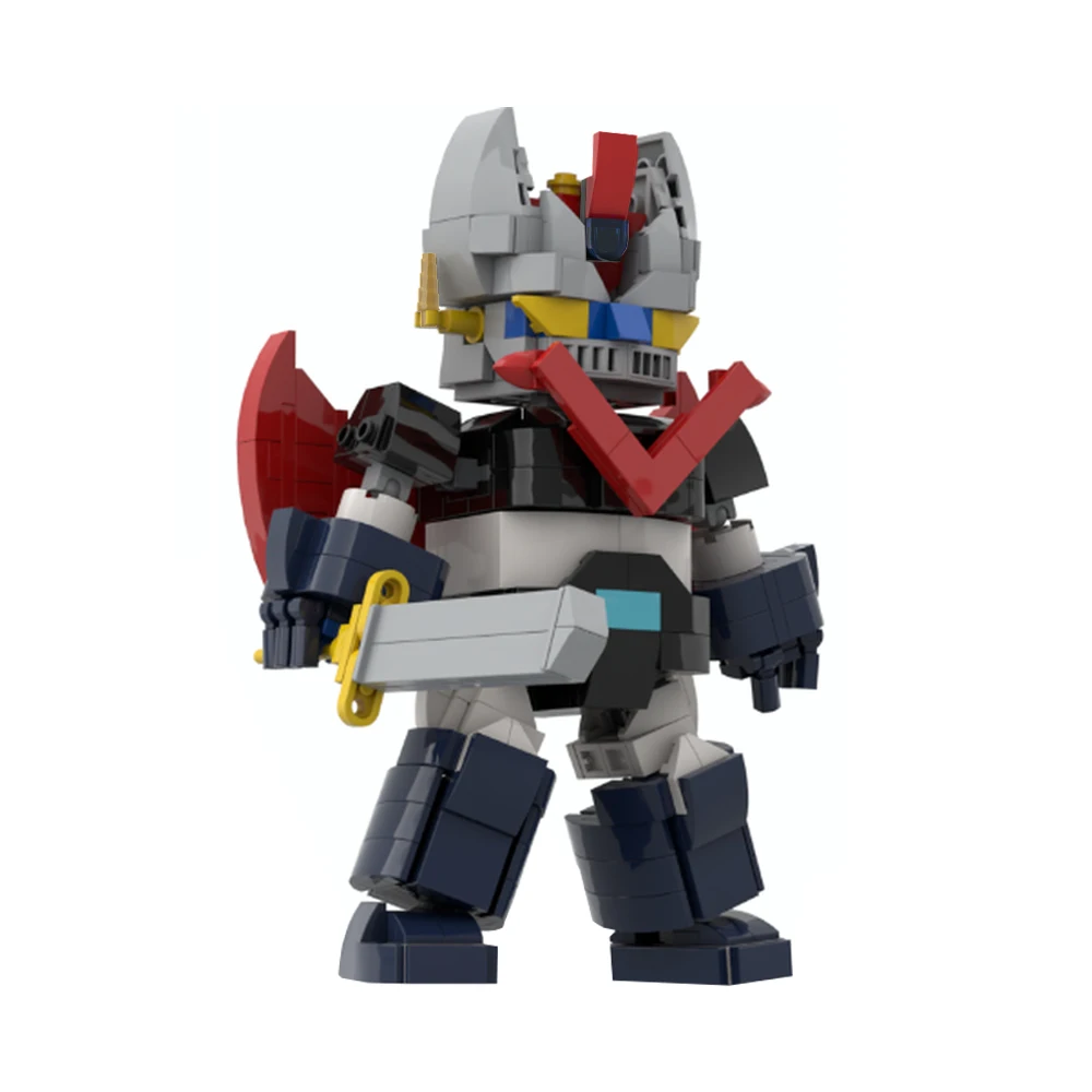 

MOC Great God of War Goldrake Robot Building Blocks Set For Mazinger Z SD High-Tech Mecha Bricks Toys For Children Birthday Gift