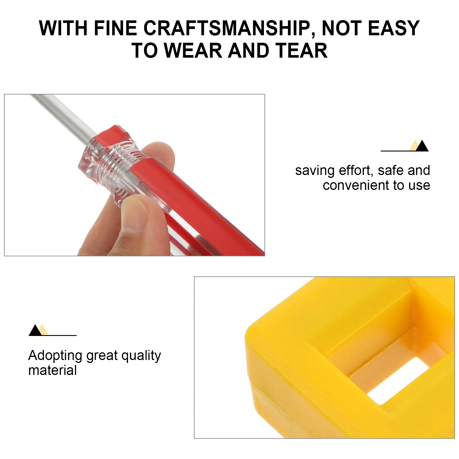 

4pcs Y Screwdriver Set Anti-Slip Handle Durable For Hand Tool Electrician Repair Screwdriver For Electrician Repair Home Use