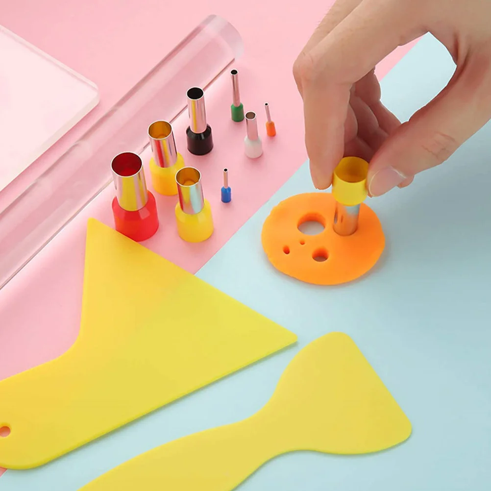 1 ensemble d'outils de bricolage en argile pour enfants, outils de modélisation sûrs et non toxiques avec une fabrication soignée, idéal pour l'apprentissage précoce en classe