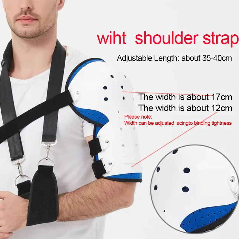 Adjustable Humeral Shaft Fracture Splint Cast for Broken Upper Arm, Shoulder, Bicep, Humerus Bone with Sling & Cuff Support