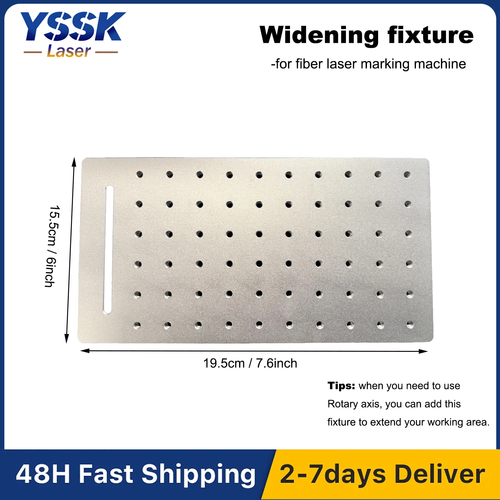 อุปกรณ์ขยายเครื่องแกะสลักไฟเบอร์เลเซอร์ YSSK เครื่องทำเครื่องหมายด้วยเลเซอร์ ตัวหนีบขยาย