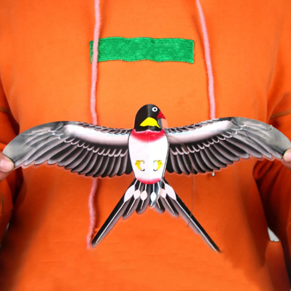 Angelruten-Drachen, Outdoor-Vogel-Design mit Angelrutenstruktur, lebendige Farben, glatte Flugleistung für Kinderspaß