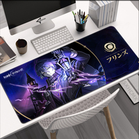 Flins Mousepad Genshin Impact Song of The Welkin Moon HD Printing Computer Gamer Locking Edge Non-slip Mouse Pad XL Keyboard Pad