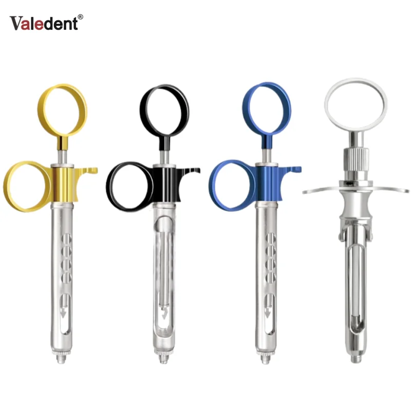 Dental Syringe Aspirating Anesthetic 1.8Ml Coated Intraligamental