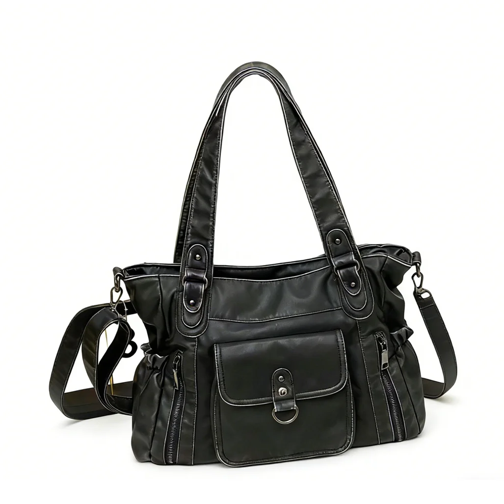 Venn Angel Large Capacity Women's Handbag Fashion Shoulder Tote Bag Top-Handle Multifunctional Satchel Lady Shopping Purse