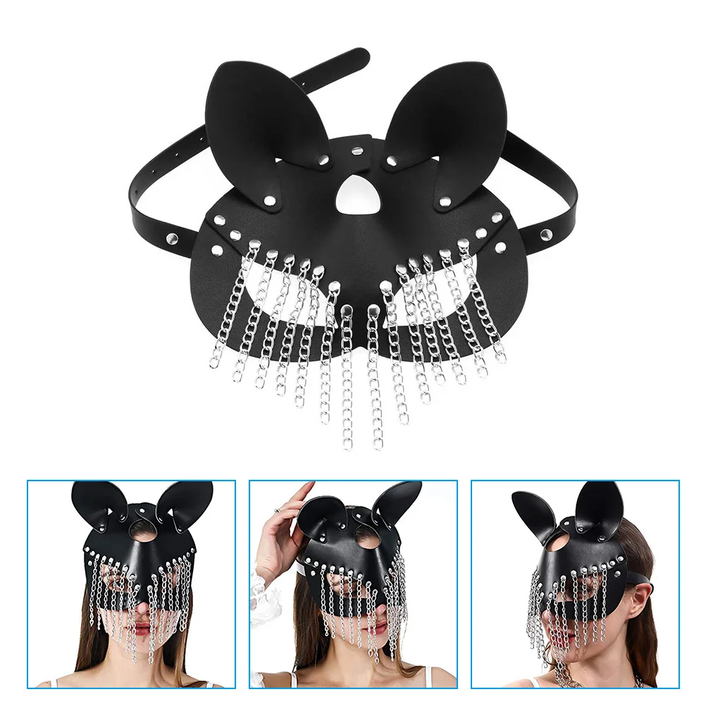 

Gothic Steampunk Mask Punk Style Pu Masquerade Party Costume Accessory Decor Prop For Halloween Festival Cosplay Women