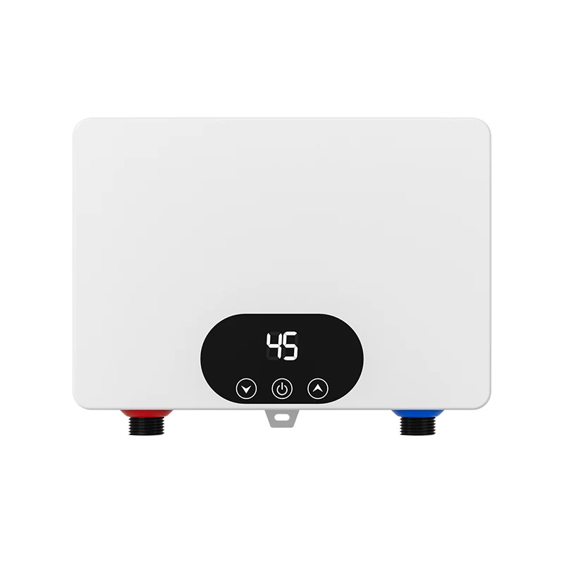 Smart 3500W 4500W 5500W LED Display Constant Temperature Mini Instant Electric Tankless Water Heaters for Kitchen & Bathroom